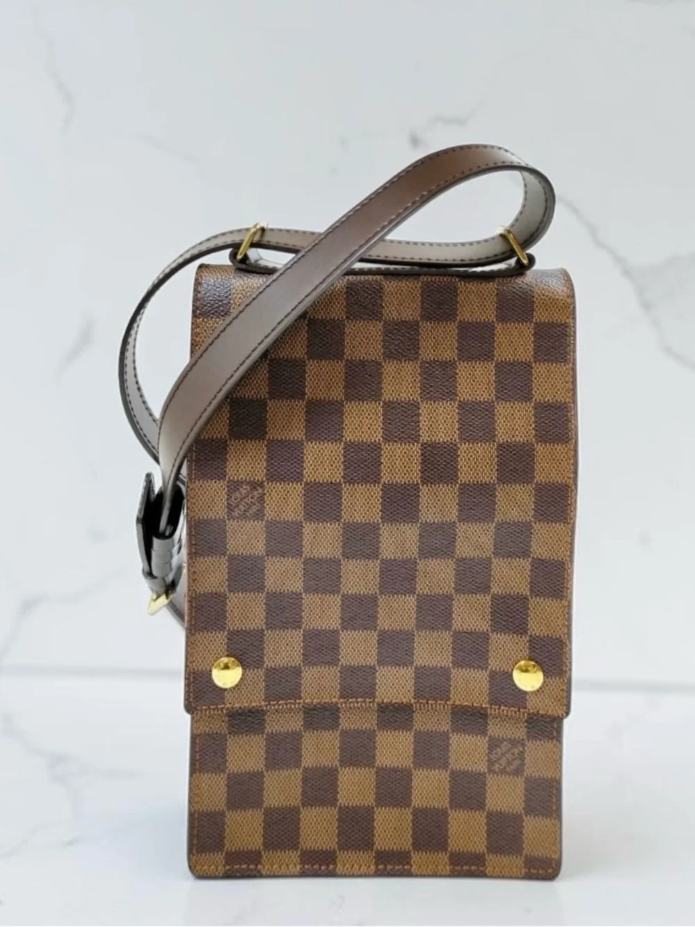 Louis Vuitton Damier Ebene Pochette Mathilda Crossbody Shoulder Bag